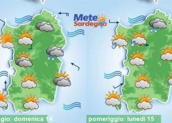 Meteo sardegna 9 350x250 - Nuovo rinforzo del vento nel weekend. Domenica qualche pioggia