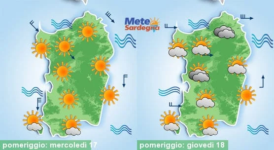 Meteto sardegna - Vento, confermata burrasca. Nel weekend irruzione fredda