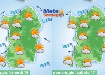 Meteo sardegna 11 350x250 - Meteo settimana: serie di perturbazioni, tanta pioggia