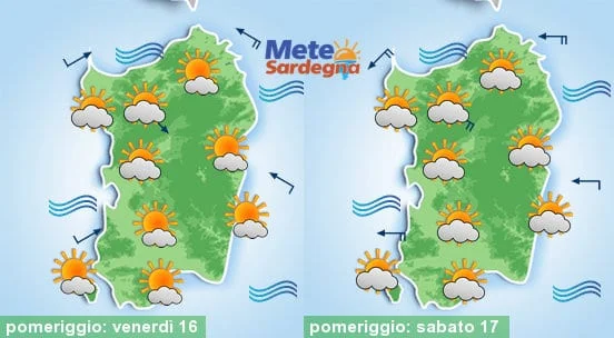 Meteo sardegna 11 - Atteso un netto miglioramento e rialzo delle temperature