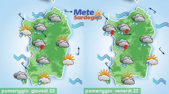 Meteo sardegna 15 - Altre piogge, neve, freddo. Attenzione alla prossima settimana