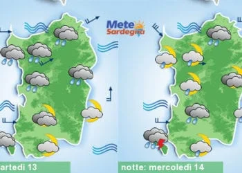 Meteo sardegna 9 350x250 - Meteo settimana: serie di perturbazioni, tanta pioggia