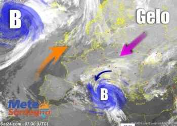 Meteosat 350x250 - Meteo settimana: serie di perturbazioni, tanta pioggia