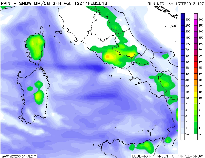 snow24h 24 - Irrompe l'aria polare, neve a quote basse