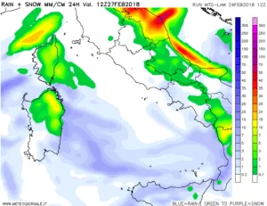 snow24h 72 300x231 - Neve fin sulle coste, il gran freddo sulla Sardegna