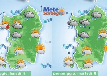 Meteo sardegna 1 350x250 - Sabato peggioramento meteo, migliora a Pasqua. Sole a Pasquetta