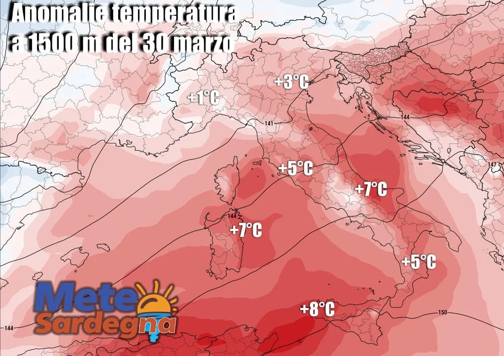 Meteo sardegna 10 - Mercoledì qualche pioggia, temperature in forte aumento