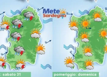 Meteo sardegna 12 350x250 - Temporali sino a giovedì, poi meteo in miglioramento