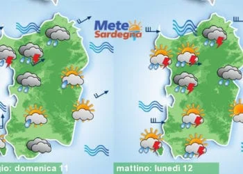 Meteo sardegna 3 350x250 - Sabato peggioramento meteo, migliora a Pasqua. Sole a Pasquetta