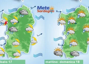 Meteo sardegna 5 350x250 - Sabato peggioramento meteo, migliora a Pasqua. Sole a Pasquetta