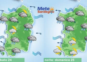 Meteo sardegna 7 350x250 - Sabato peggioramento meteo, migliora a Pasqua. Sole a Pasquetta