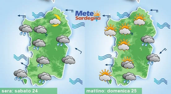 Meteo sardegna 8 - Nuovo, intenso peggioramento meteo in arrivo