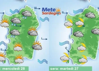 Meteo sardegna 9 350x250 - Sabato peggioramento meteo, migliora a Pasqua. Sole a Pasquetta