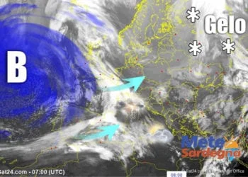 Meteosat 2 350x250 - Sabato peggioramento meteo, migliora a Pasqua. Sole a Pasquetta