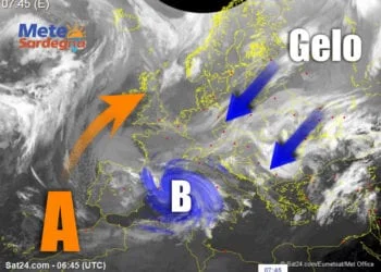 Meteosat 3 350x250 - Sabato peggioramento meteo, migliora a Pasqua. Sole a Pasquetta