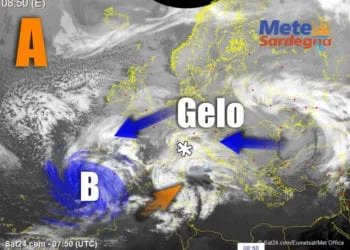 Meteosat 350x250 - Meteo settimana: serie di perturbazioni, tanta pioggia