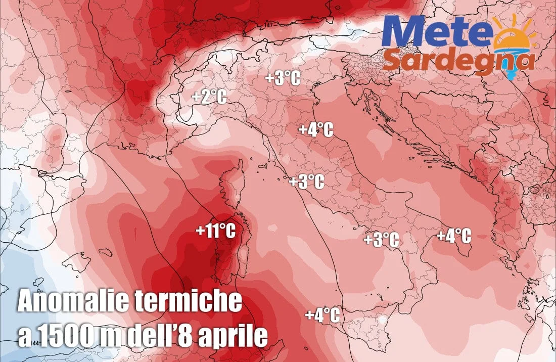 Anomalie termiche - Sole sino a sabato, temperature su di molti gradi