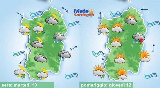 Meteo sardegna 2 - Meteo settimana: variabile, a tratti instabile con piogge e temporali