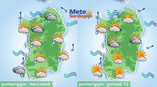 Meteo sardegna 4 - Ancora instabilità, poi temporaneo miglioramento