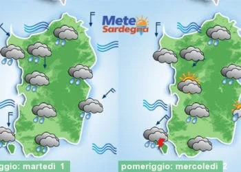 Meteo sardegna 7 350x250 - Temporali sino a giovedì, poi meteo in miglioramento