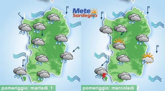 Meteo sardegna 7 - In arrivo pesante ondata di maltempo