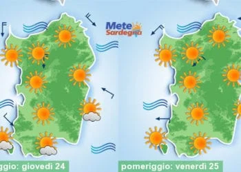 Meteo sardegna 10 350x250 - Meteo weekend: sole e caldo, ideale per il mare