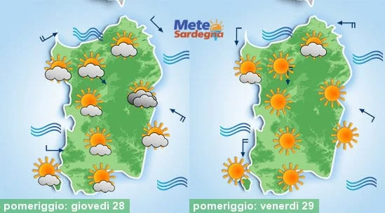 Meteo sardegna 12 - Arriva l'Alta Pressione