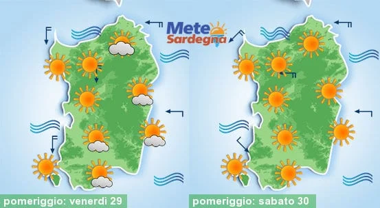 Meteo sardegna 13 - Si prospetta un bel weekend d'Estate