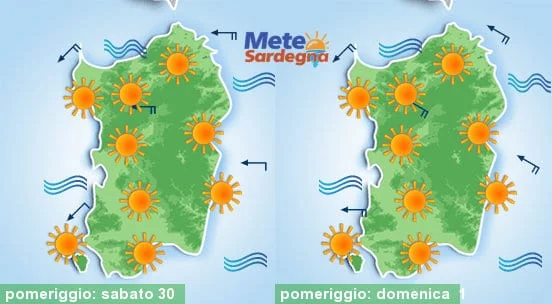 Meteo sardegna 14 - Meteo weekend: al via l'ondata di caldo dall'Africa