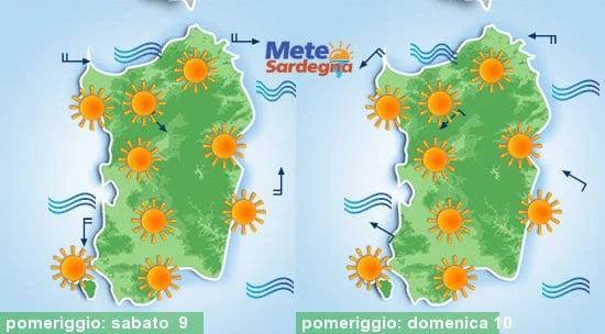 Meteo sardegna 2 - Meteo weekend: sole e caldo, ideale per il mare