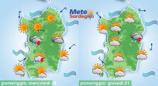 Meteo sardegna 7 - Estate, ma senza eccessi di caldo e con temporali