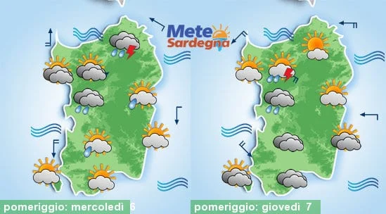 Meteo sardegna - Meteo settimana, tra sole e nuovi temporali