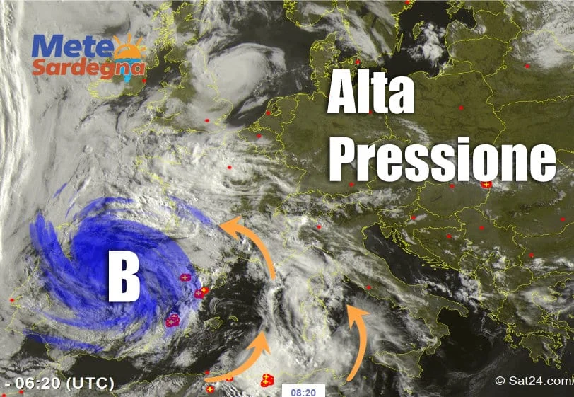 Meteosardegna - Imminente peggioramento meteo, anche forte