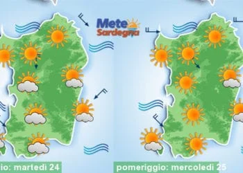 Meteo sardegna 6 350x250 - E' in arrivo una rinfrescata