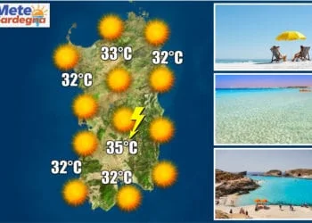 meteo sardegna 3 350x250 - Meteo soleggiato nel fine settimana, ma a Ferragosto rischio temporali