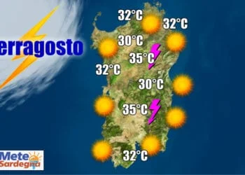 meteo sardegna 4 350x250 - Ciclone si sposta verso sud, sabato e domenica Alta Pressione