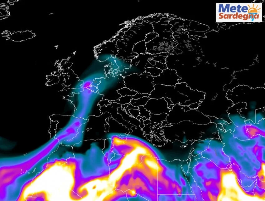 tempesta di sabbia domani - Sardegna, meteo influenzato dal Sahara: evoluzione delle polveri