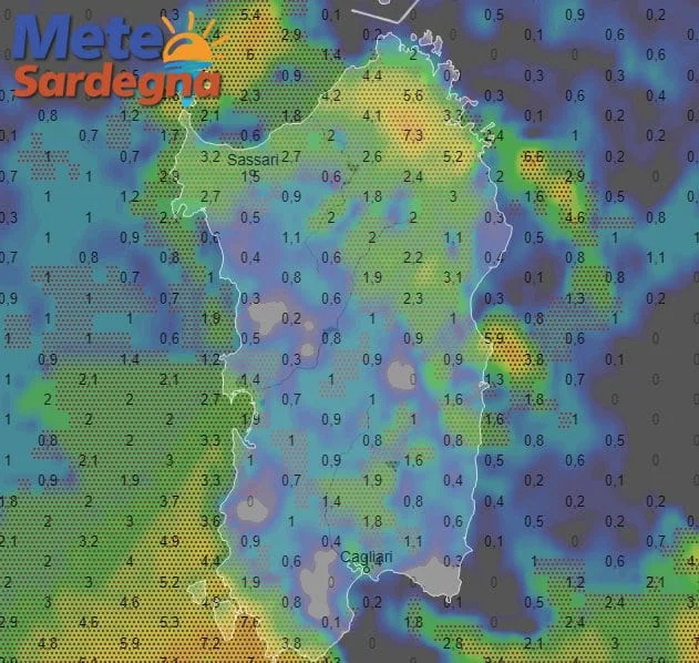 Meteo sardegna oggi - In atto peggioramento meteo, forti temporali prossime ore