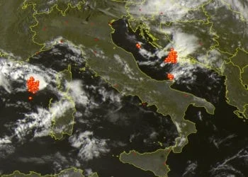 Meteosat sardegna 350x250 - Ciclone si sposta verso sud, sabato e domenica Alta Pressione