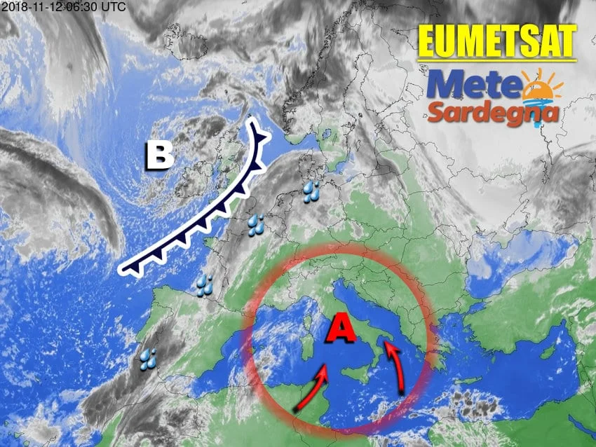 Meteosat1 1 - Netto miglioramento meteo: al via l'Estate di San Martino