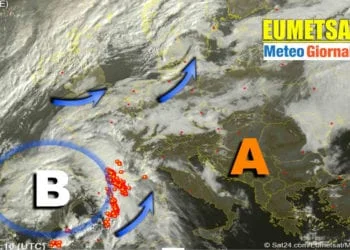 meteosat 2 350x250 - Meteo settimana: attesi alcuni impulsi d'aria fredda