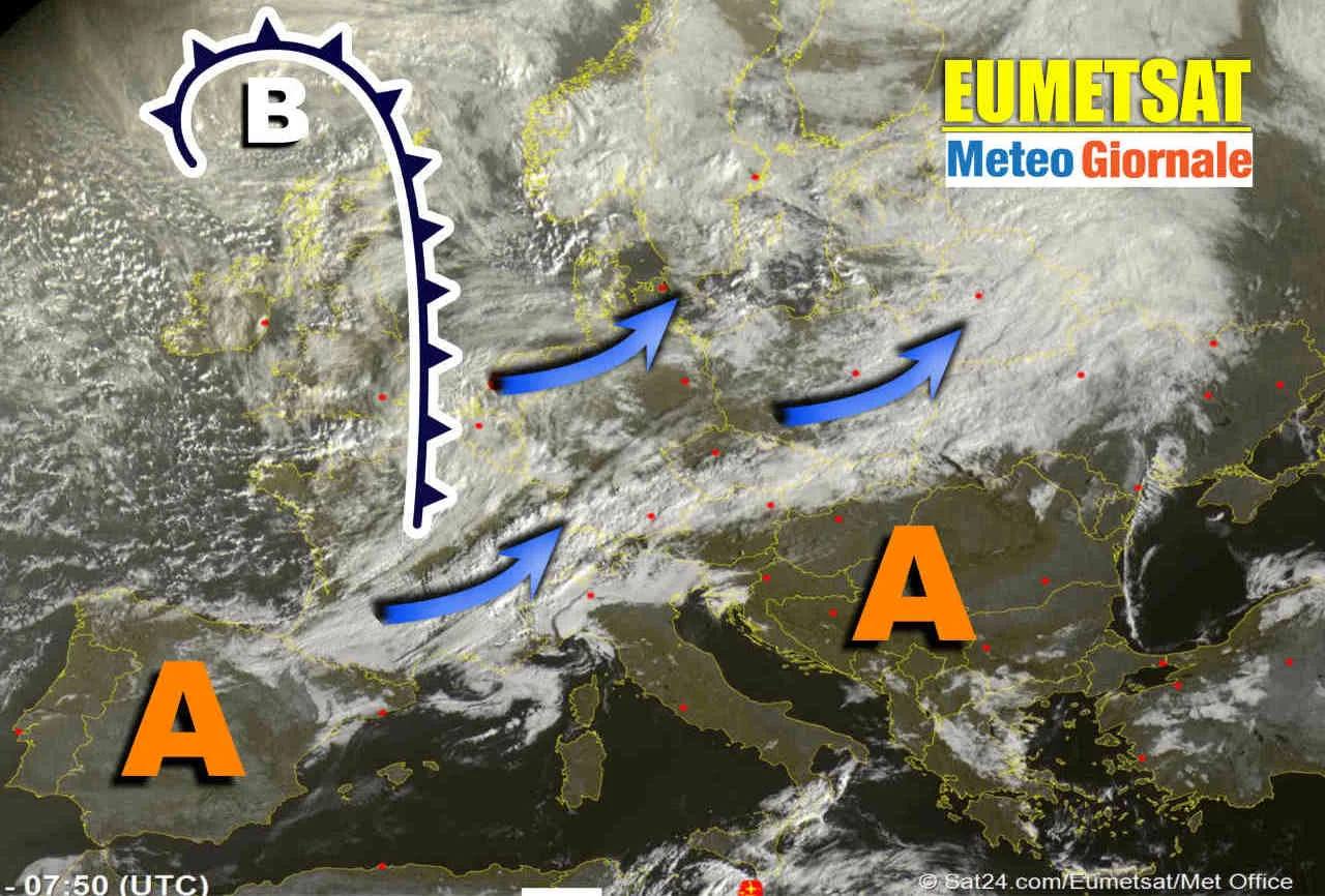 meteosat - Meteo weekend: soleggiato e molto mite