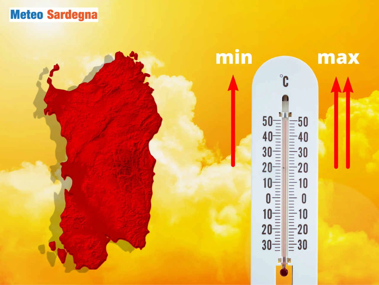 aumento della temperatura in sardegna - Temporaneo miglioramento meteo, con rialzo delle temperature