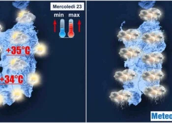 evoluzione meteo per i prossimi giorni 350x250 - Venerdì l'isola divisa in due dallo scirocco: ad ovest farà caldissimo!