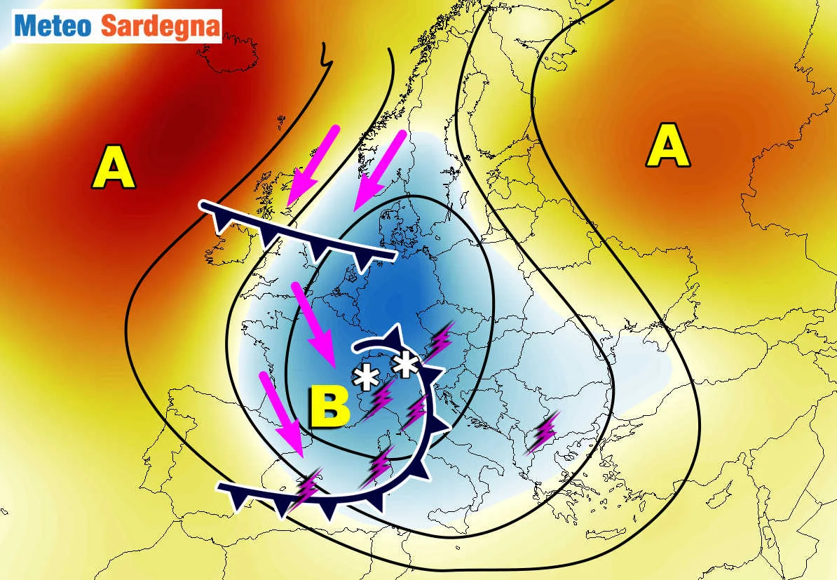 meteo prossimi giorni verso calo temperatura - SARDEGNA, meteo in forte cambiamento nel fine settimana