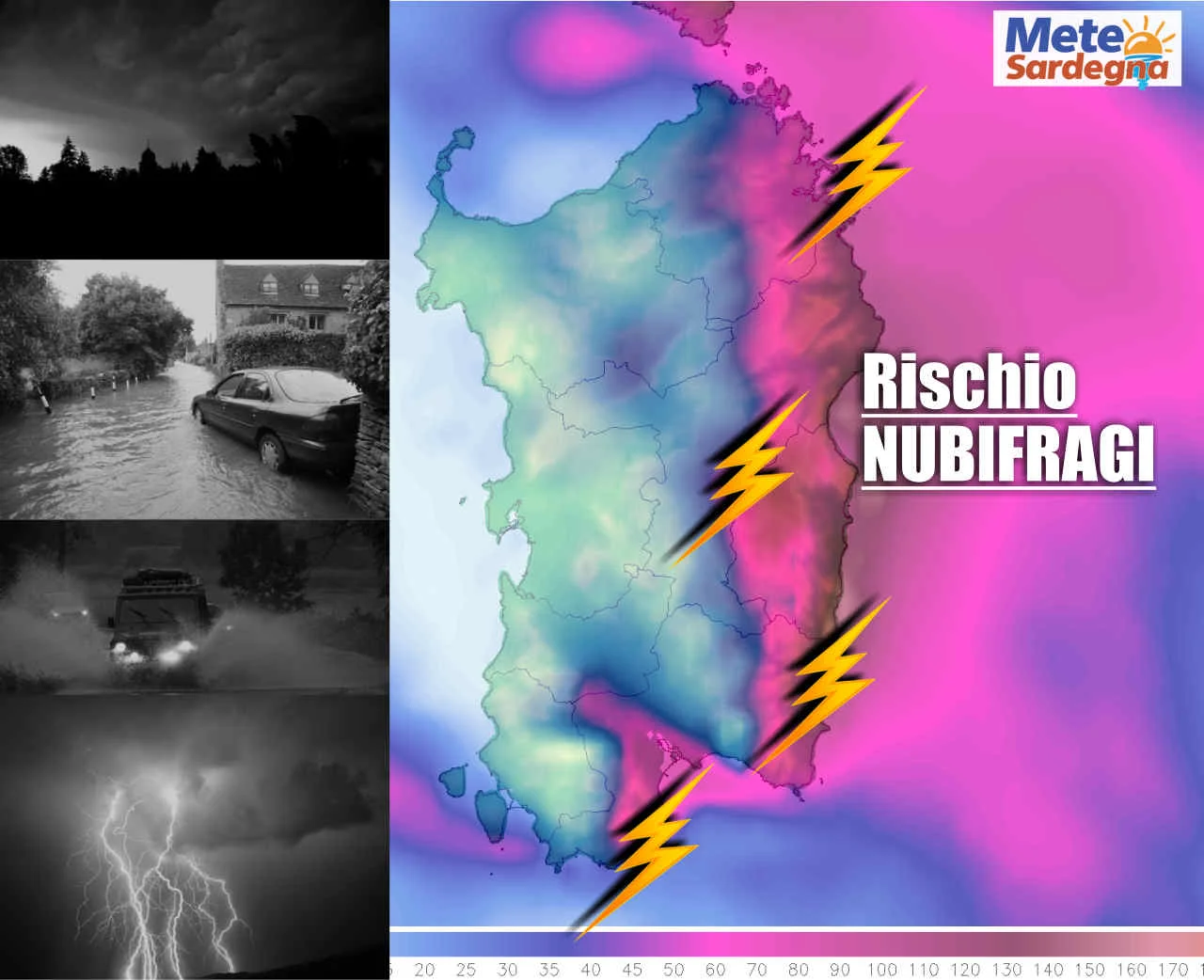 forte maltempo in sardegna con nubifragi nelle prossime ore - SARDEGNA, ultim'ora meteo su FORTE MALTEMPO previsto e già in atto