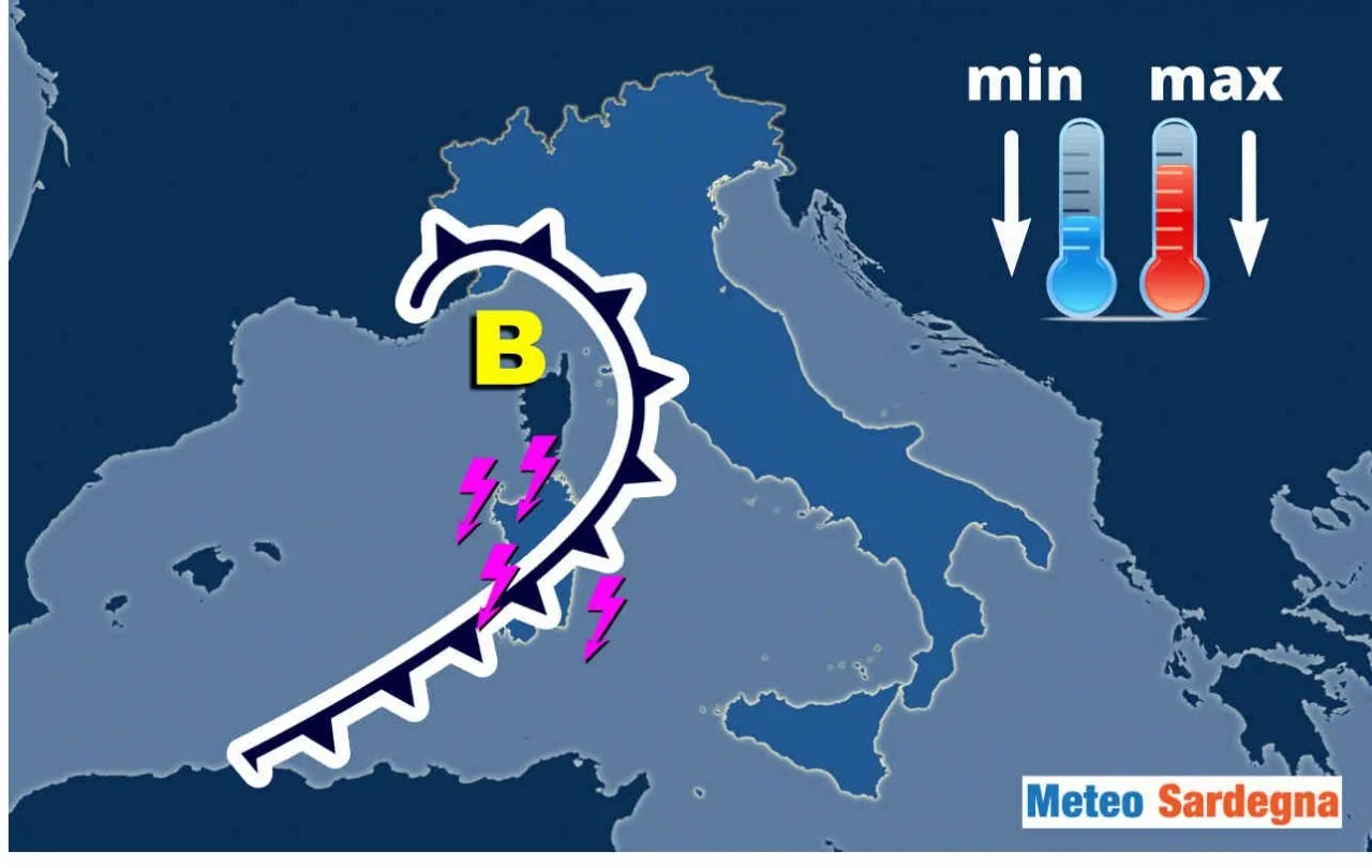 meteo sardegna in peggioramento scaled - SARDEGNA, è imminente un rapido e forte peggioramento della condizioni meteo