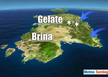 Meteo Sardegna possibili gelate notturne.