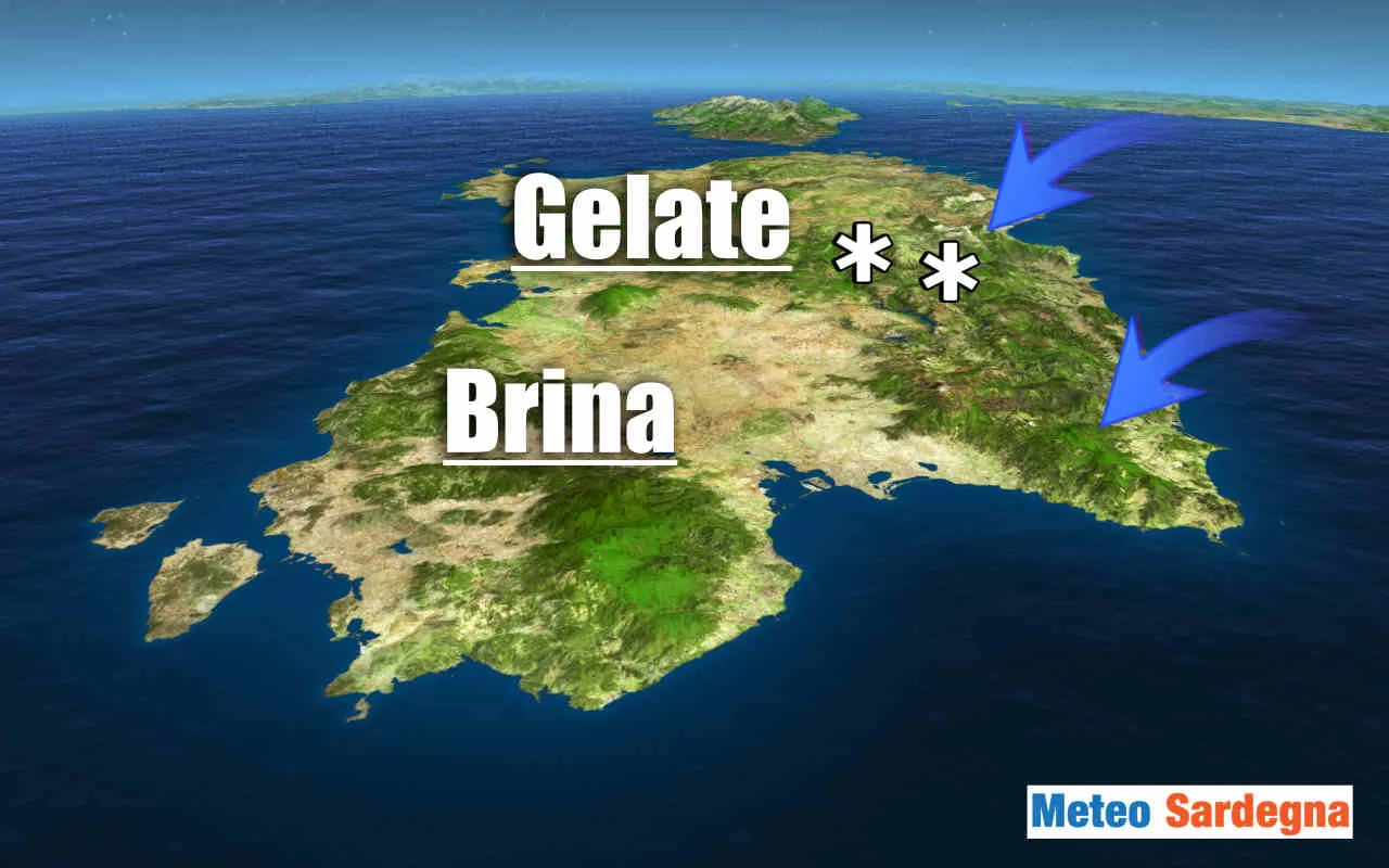 meteo sardegna possibili gelate notturne - SARDEGNA, meteo pazzo. Poche piogge, ma arriva il GELO