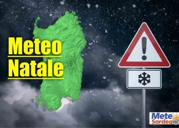 Meteo natale in Sardegna stime previsione